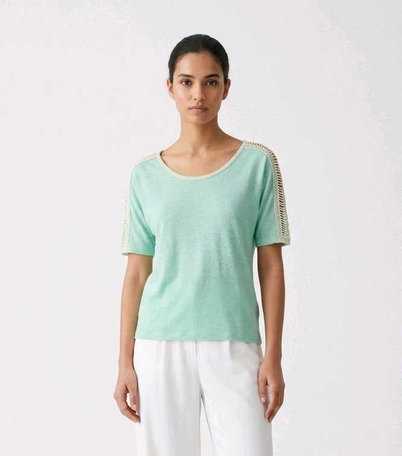 Bossini Mint Green Cropped Top
