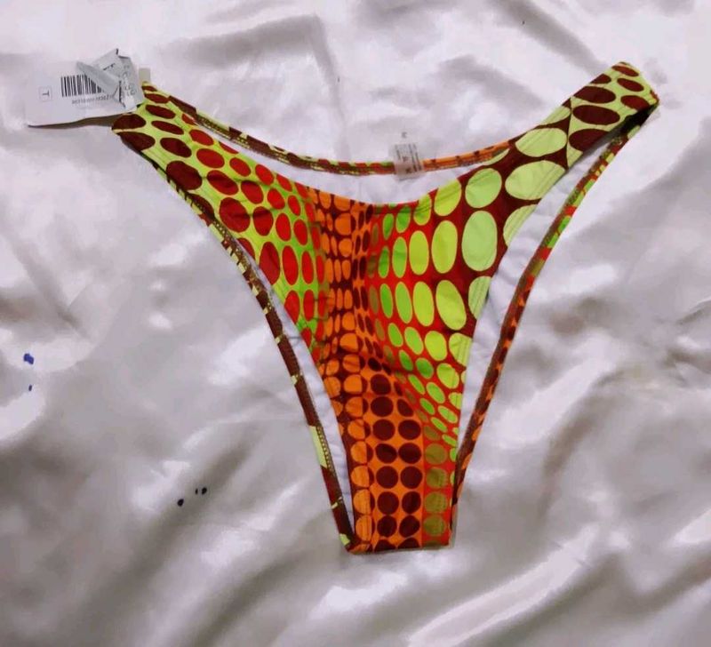 Patterned Bikini Bottom