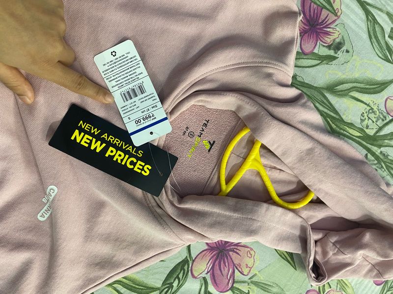 Pink Sweatshirt with Tags