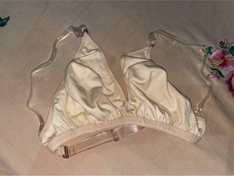 Comfortable Cream Bra