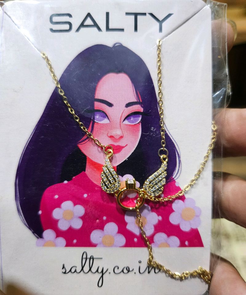 Angel Wings Neclace - Gold