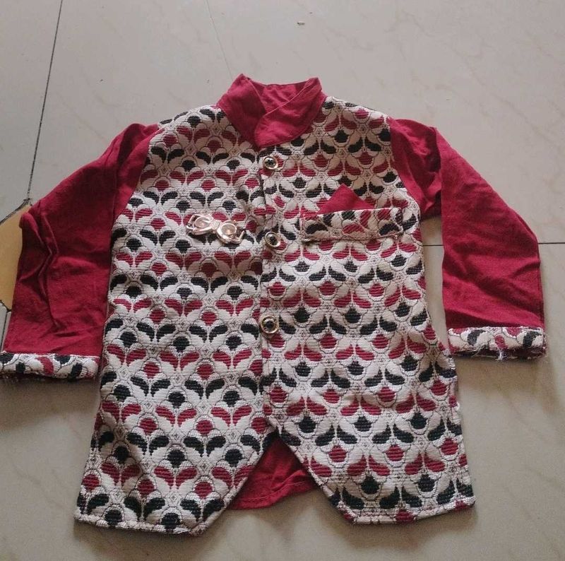 Kids' Festive Vest &amp; Shirt Set