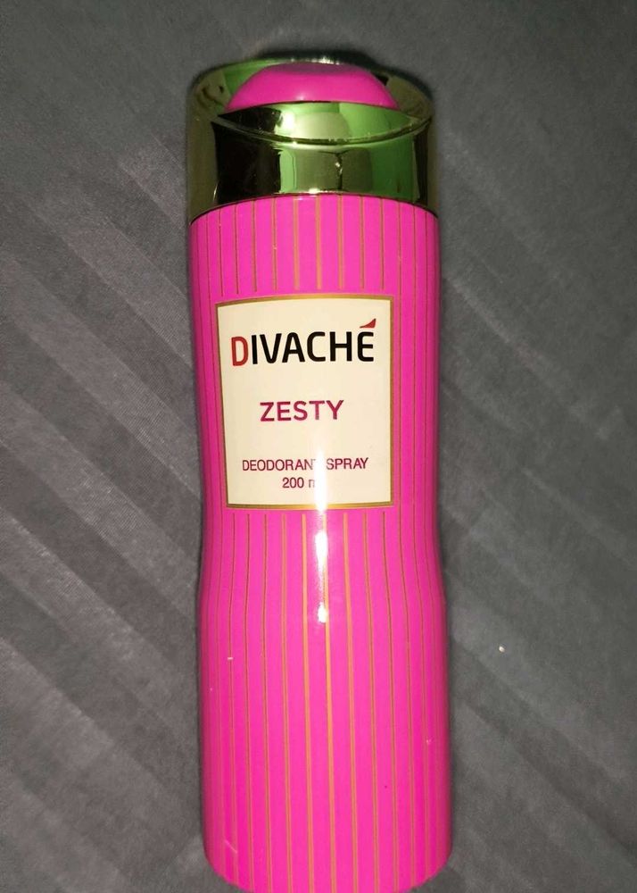 DIVACHE ZESTY Deodorant Spray 200ml +1free myste