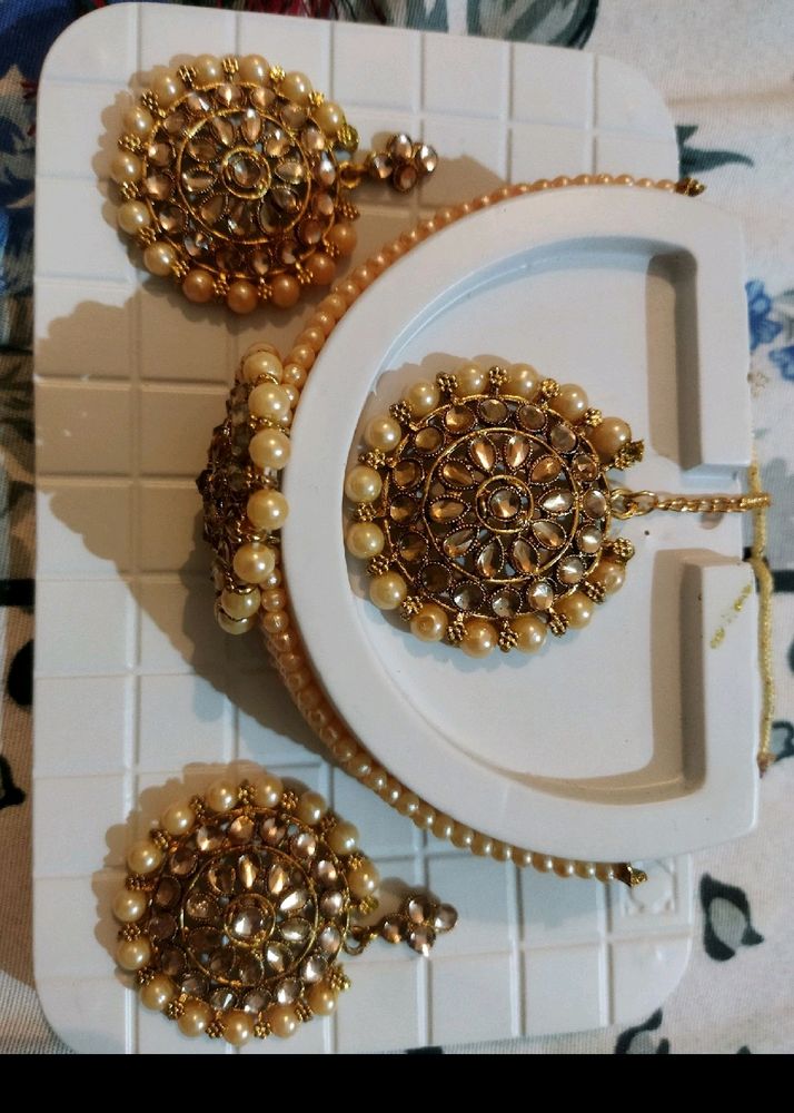 Chokar Set.  Women Jewellery Set