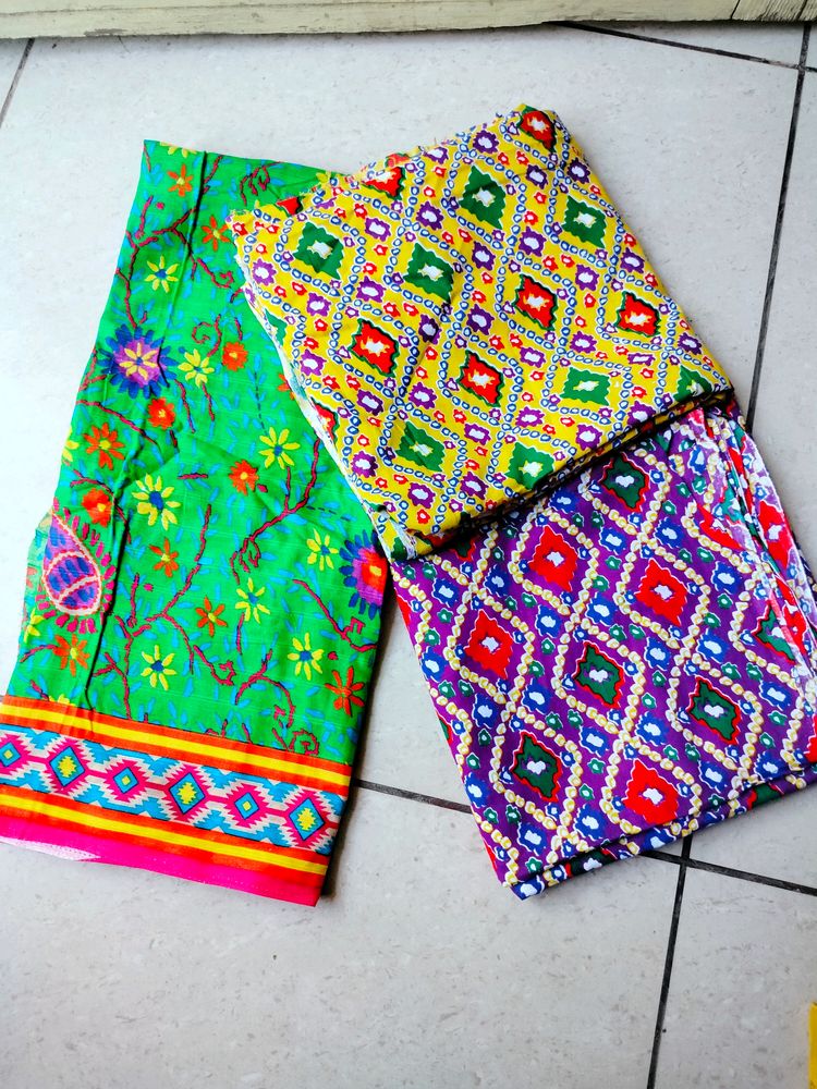Pure Cotton 3 Dress Material