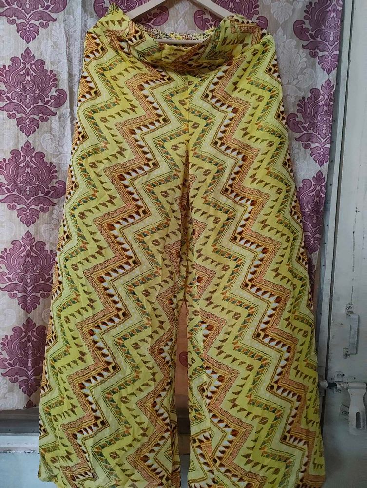 Bohemian Pattern Palazzo Pants