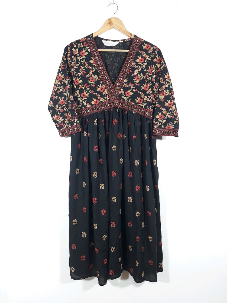 Black Printed Kurti ( Women's )