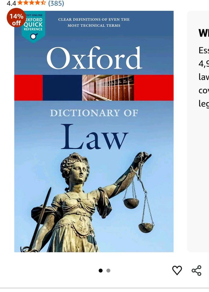 Oxford Dictionary of Law