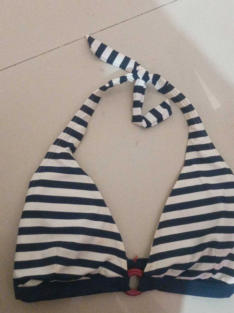 Striped Bikini Top