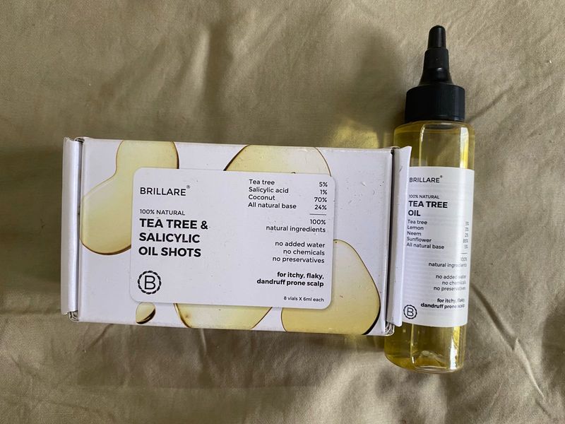 Tea tree &amp; salicylic hair shots and 1tea ttree o