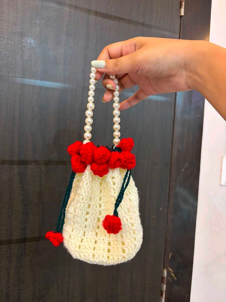 crochet potli bag