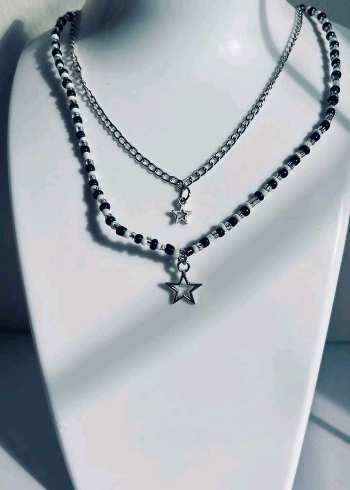 Edgy Layered Star Necklaces
