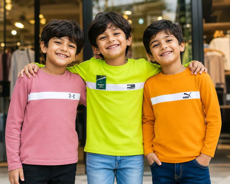 new with tag kids full sleeve T-shirts