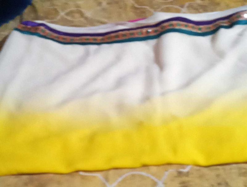 Ombre Ethnic Skirt
