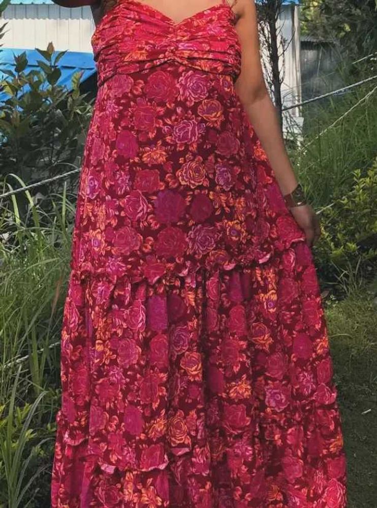 Bohemian Floral Maxi Dress
