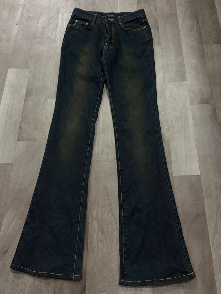 Dark Wash Low Rise Jeans