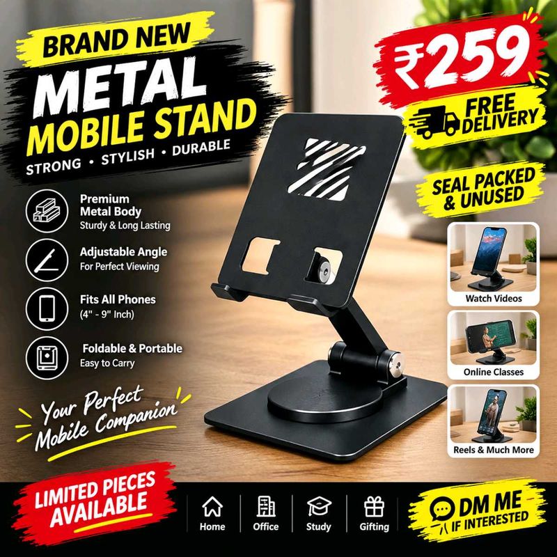 Brand New Metal Mobile Stand