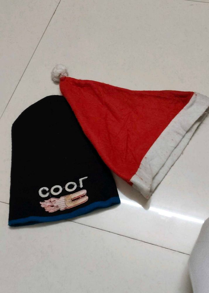 Bundle: Santa Hat &amp; Cool Beanie 99 rs/-