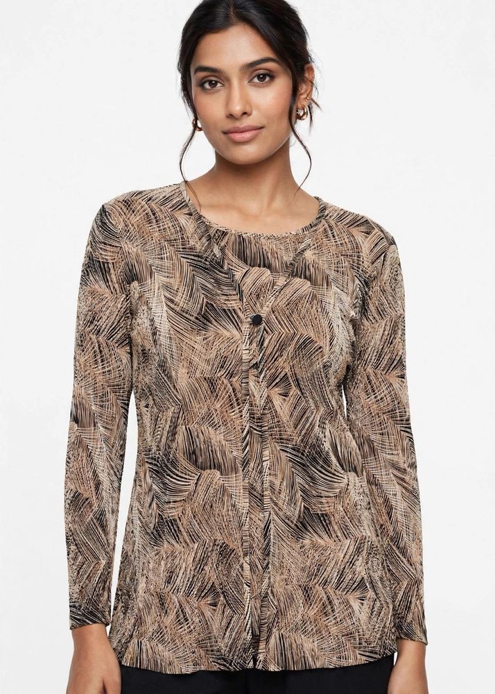 Chic Printed Long Sleeve Top