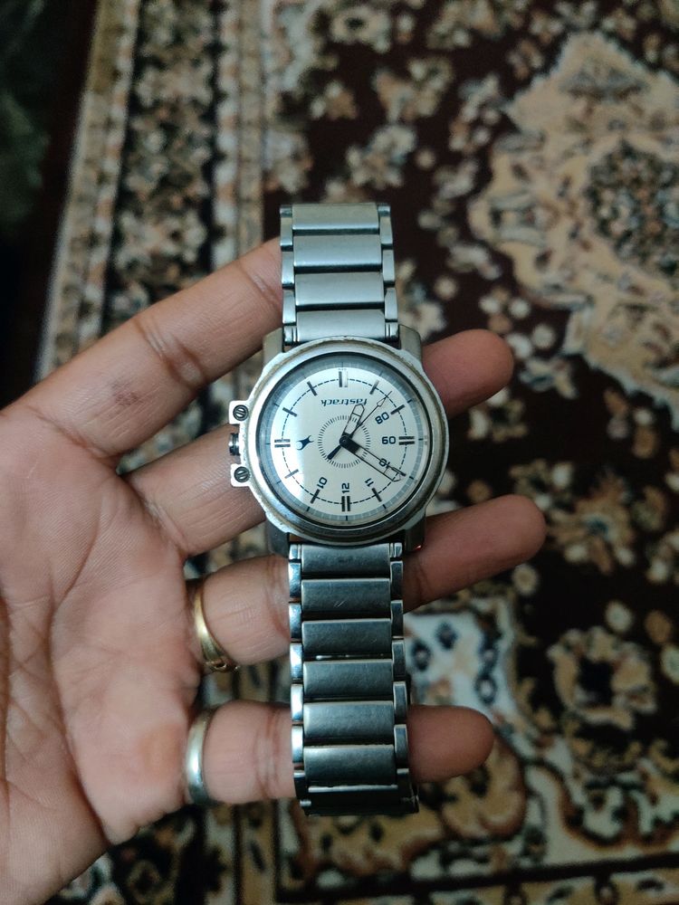 Brand Fastrack Men Wrist Watch  Metal Body