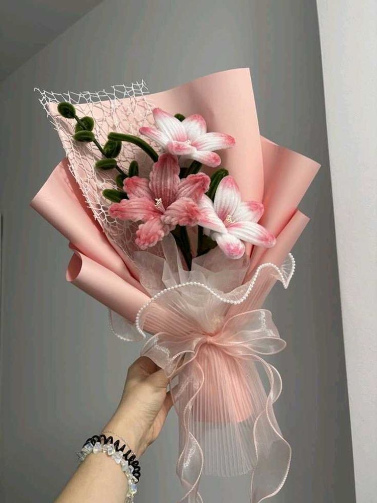 Handmade Crochet Flower Bouquet