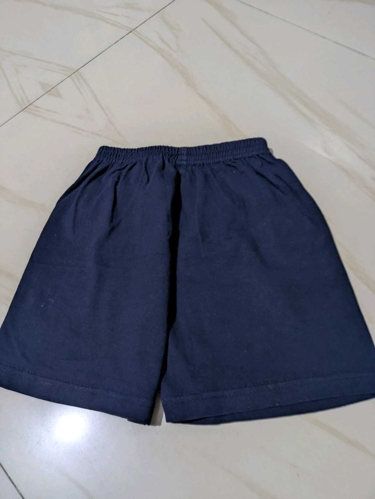 Navy Blue Kids Shorts
