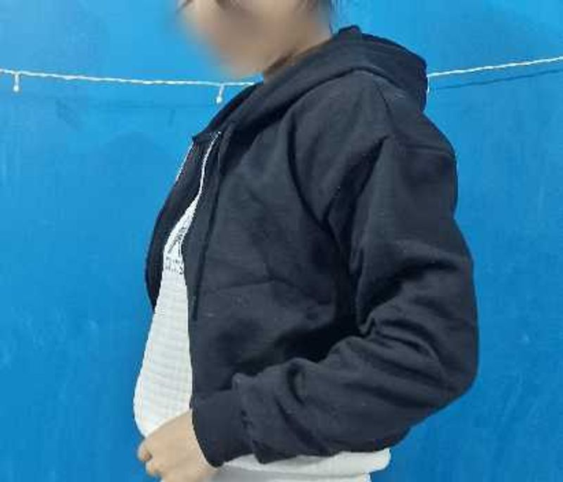 Black Full Zip Hoodie