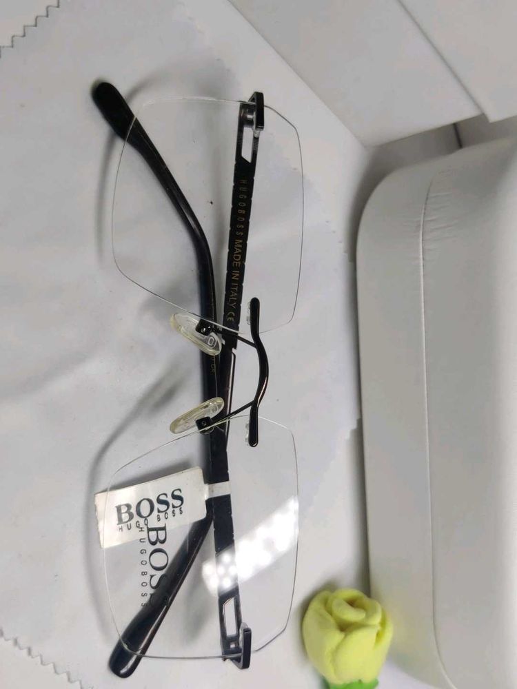 Hugo Boss Rimless Eyeglasses