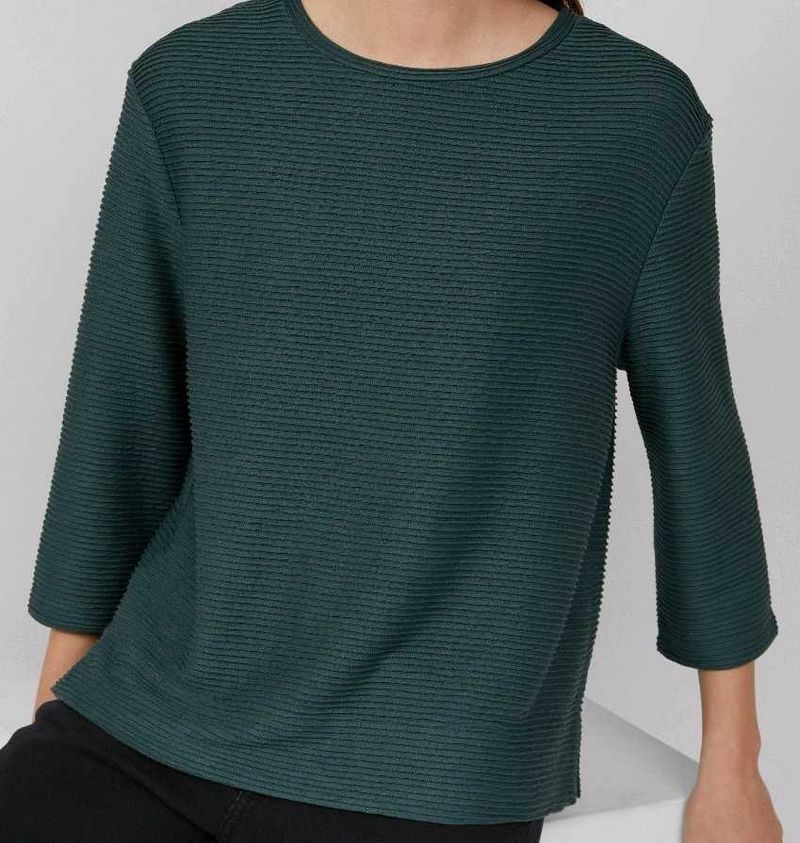 Elegant Teal Bell Sleeve Top
