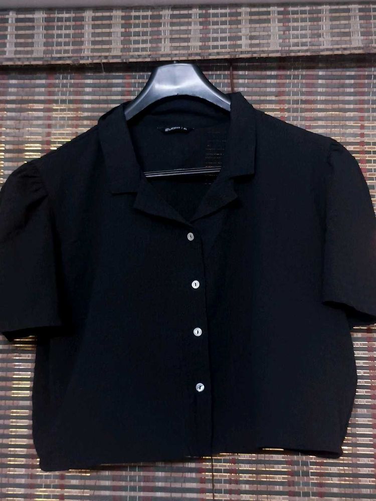Black Crop Top