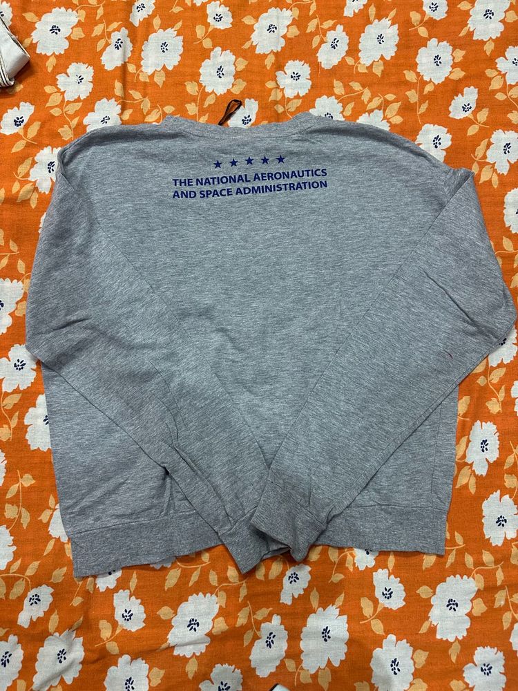 NASA Graphic Crewneck Sweatshirt