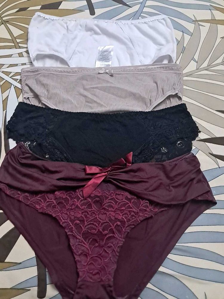 combo Of Four Imported Fabric  Panty