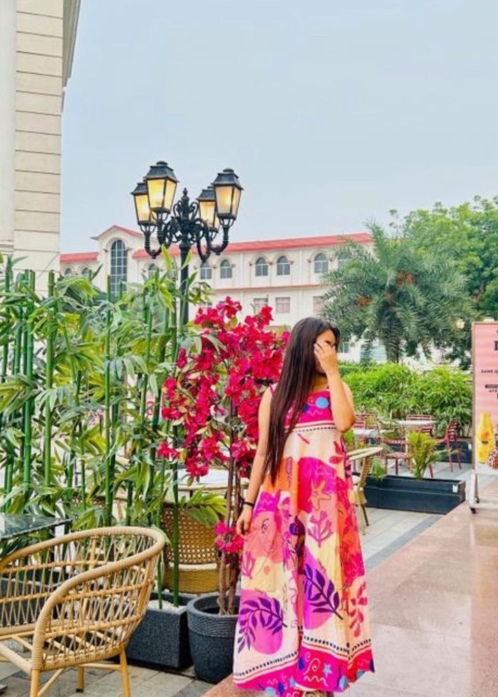 Vibrant Floral Maxi Dress