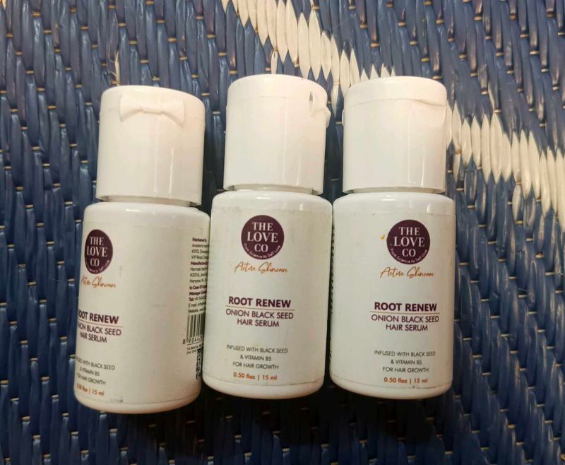 The Love Co. Root Renew Hair Serum (3x15ml)