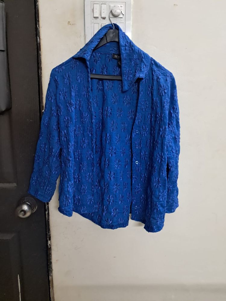 CHIKANKARI BLUE JACKET 🧿🧥
