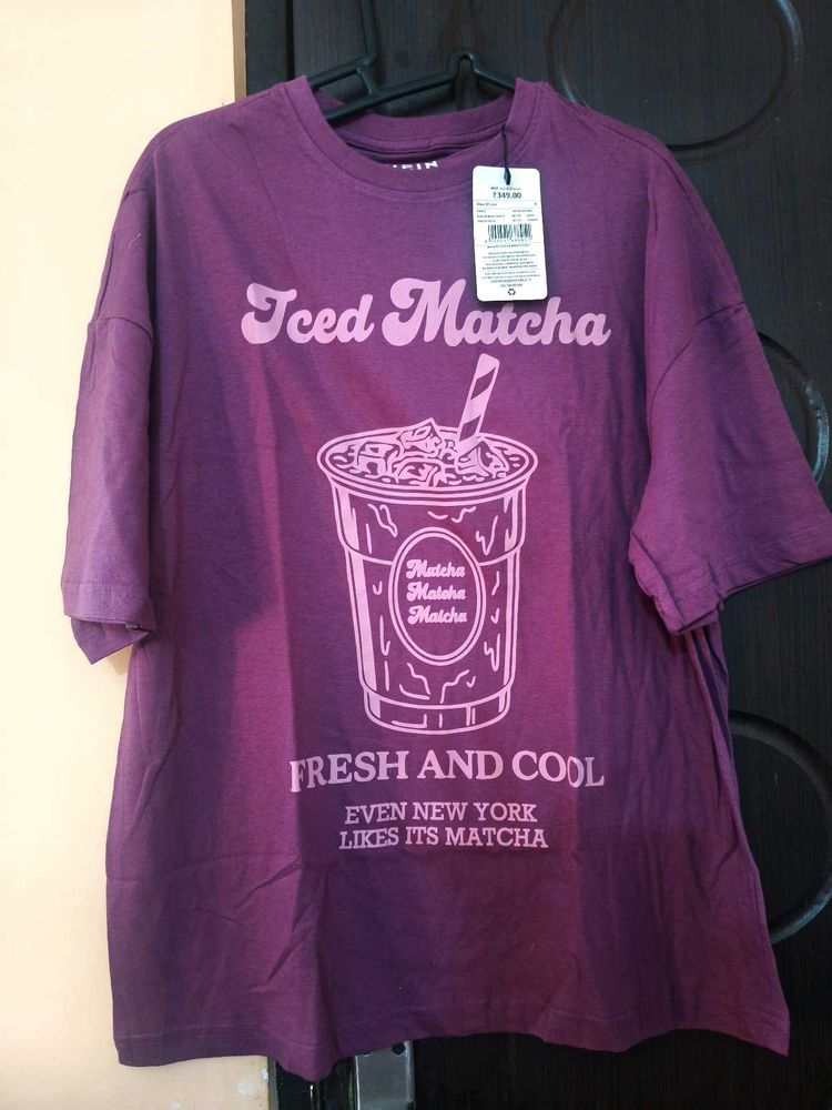 Purple Iced Matcha Graphic T-Shirt
