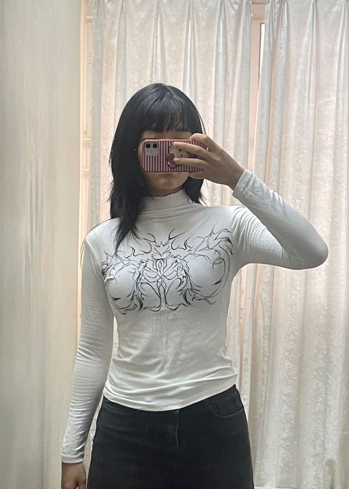 Hand-painted Pinteresty Urbanic Top