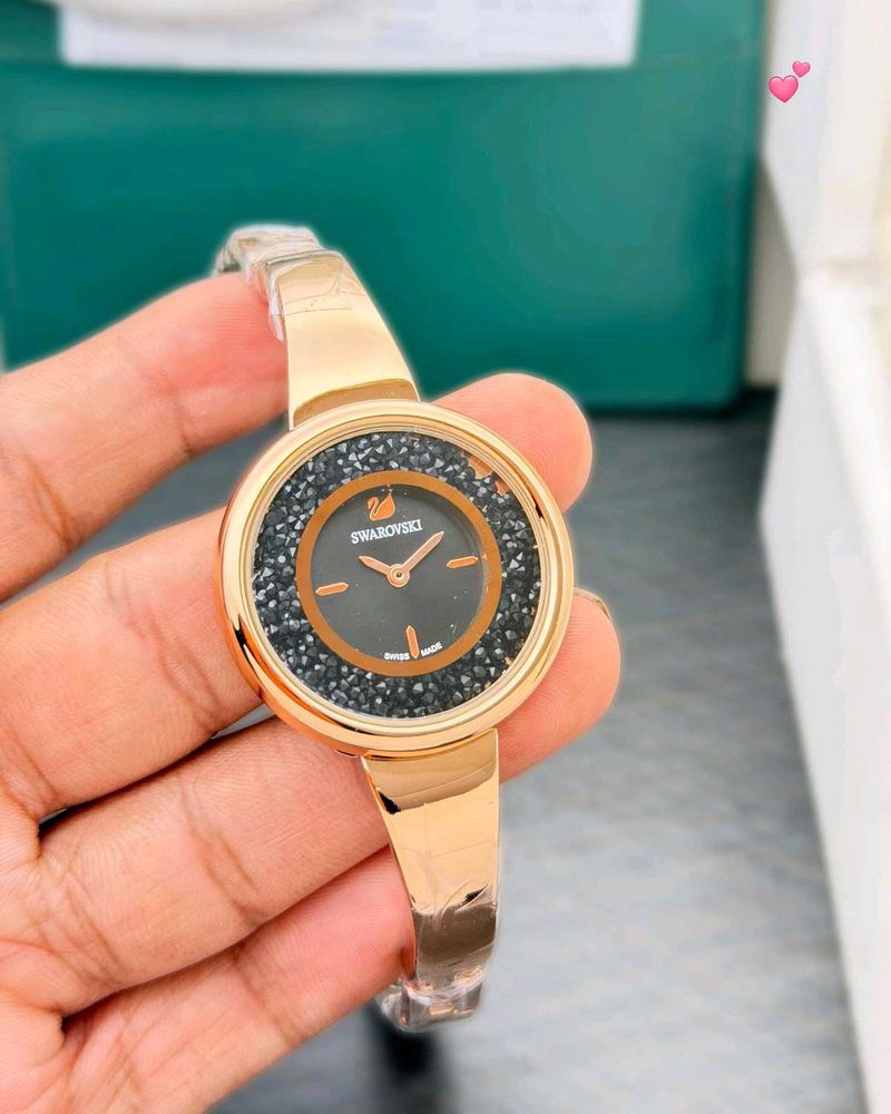 SWAROVSKI*❣️🔸 *LADIES WATCH*🔸 *GOOD QUALITY*🔸 *