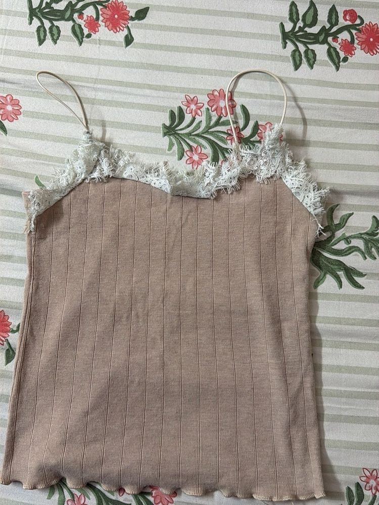 Lace Trim Camisole Top