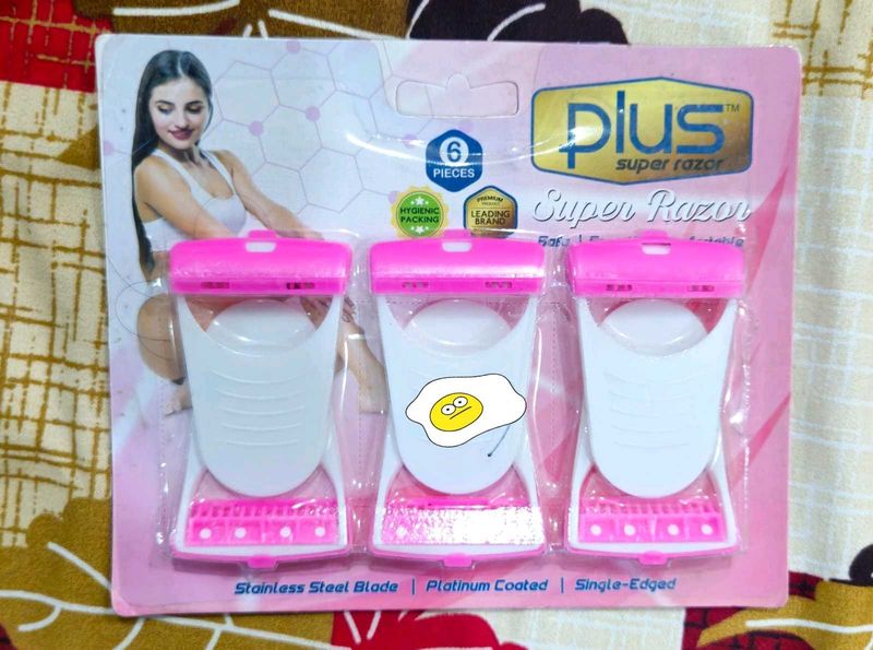 Plus Super Razor - 6 Packs