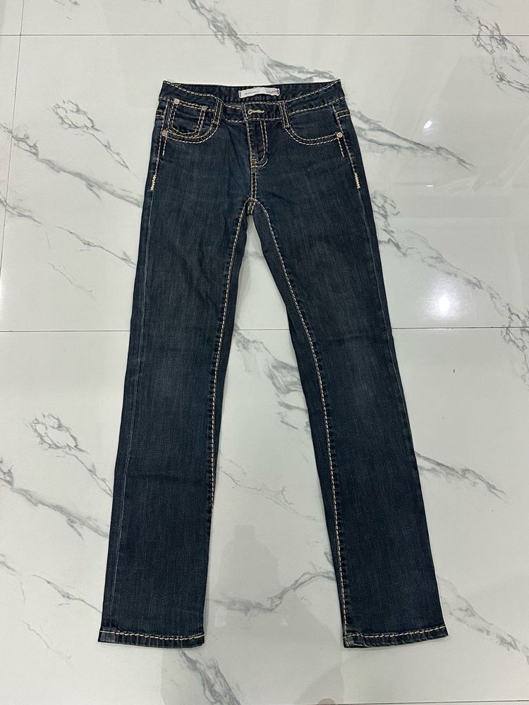 Evisu Girls straight fit jeans