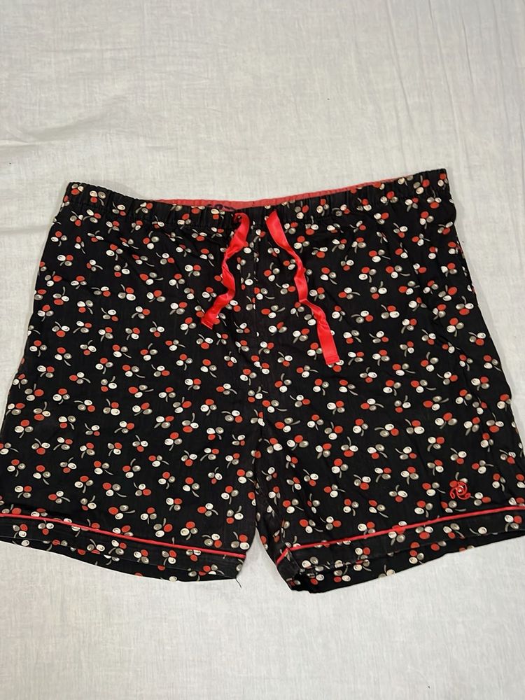jockey Cute Cherry Print Pajama Shorts