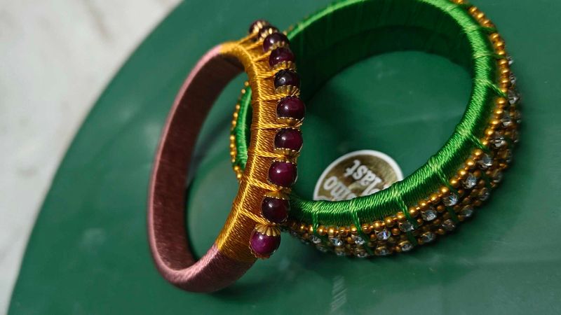 Handmade Silk Thread Bangles