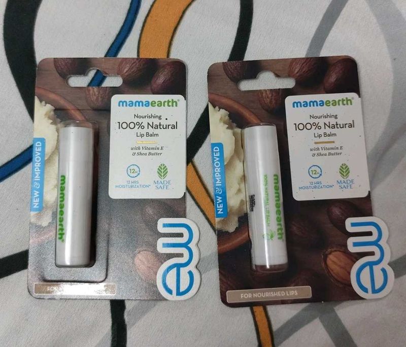 Mamaearth 100% Natural Lip Balm (2 Pack)
