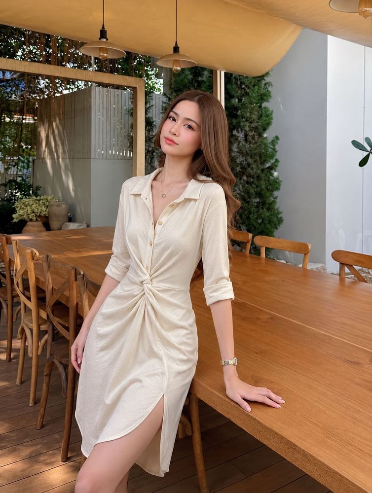 Zara Front Knot Dress