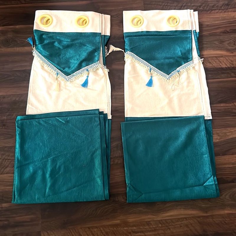 Brand new 9 feet door curtains , 1 piece