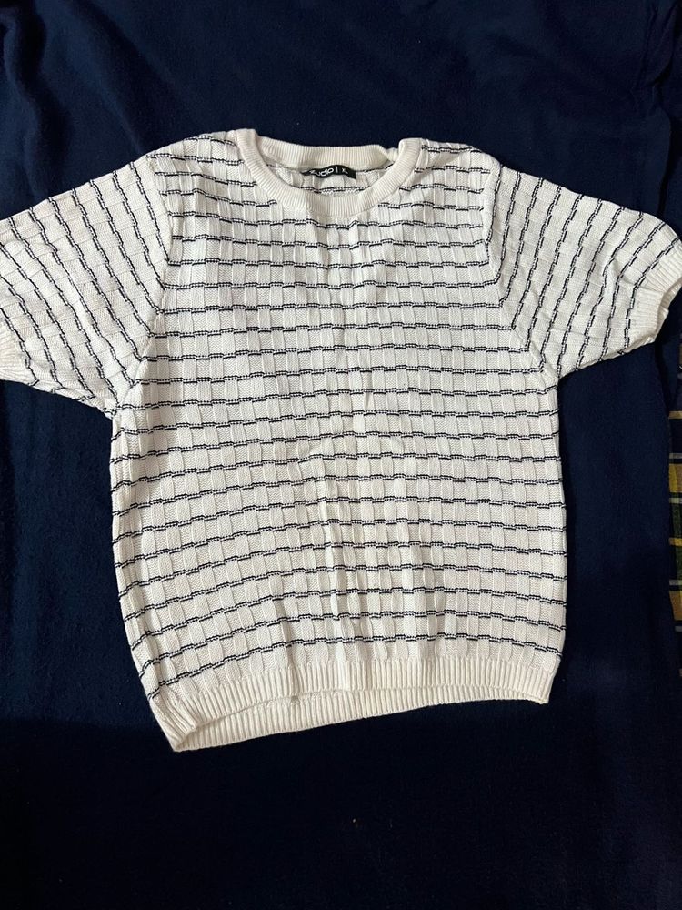 Striped Knit Tee