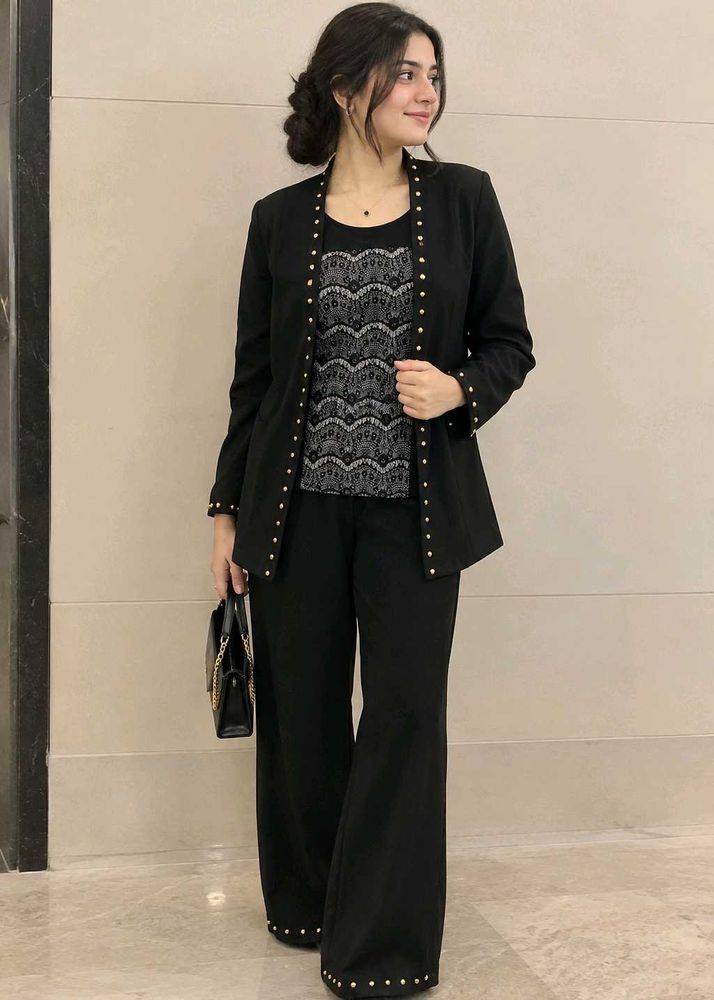 Stylish  Blazer jacket with top