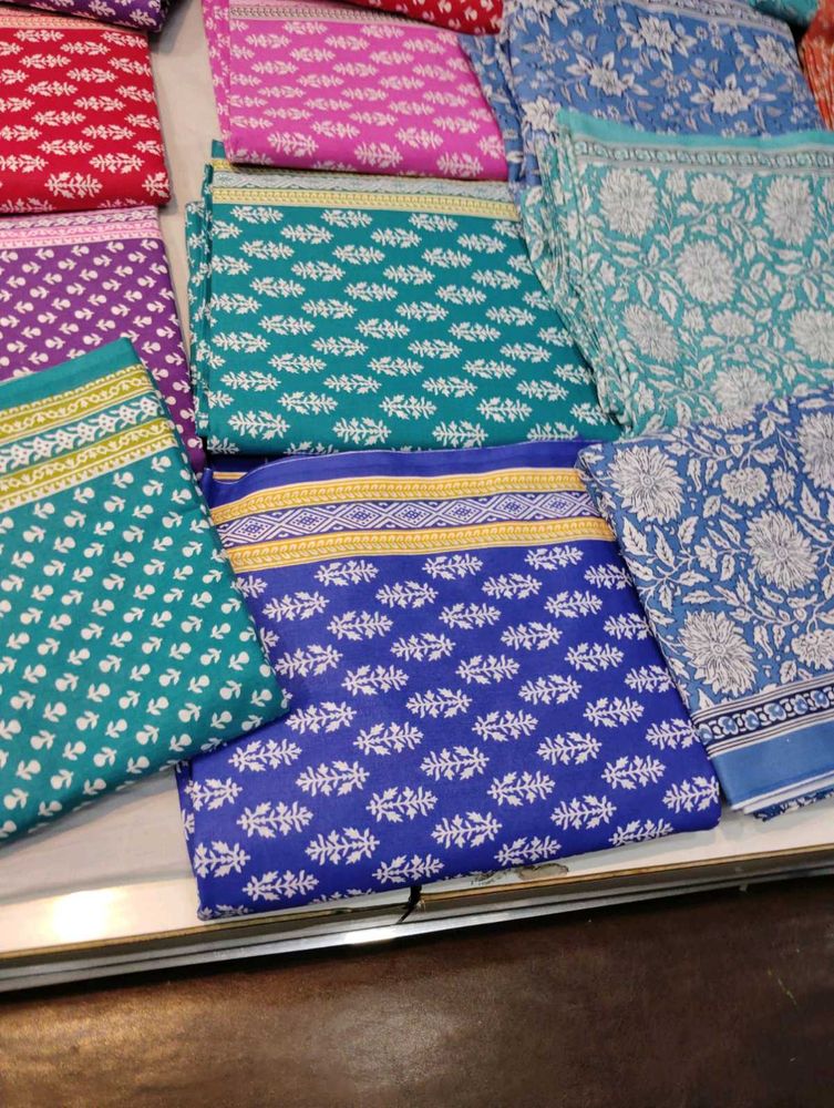 Allover Cotton dupatta suit