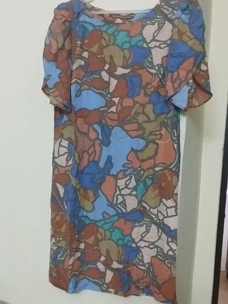 Short Dress Imported Multicolour